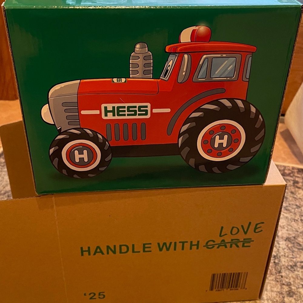 Hess Plush Tractor 2025 New in Box